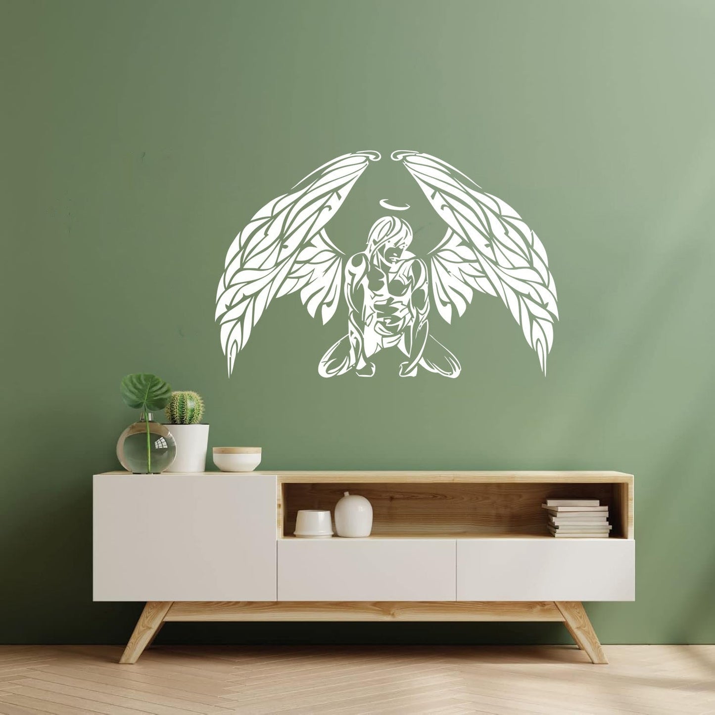 Wall Decals Pvc Angel Romantic Multiple Size Options