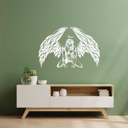 Wall Decals Pvc Angel Romantic Multiple Size Options
