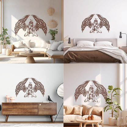 Wall Decals Pvc Angel Romantic Multiple Size Options
