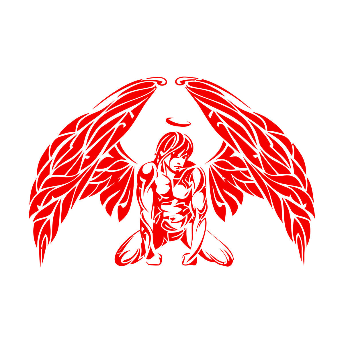 Wall Decals Pvc Angel Romantic Multiple Size Options