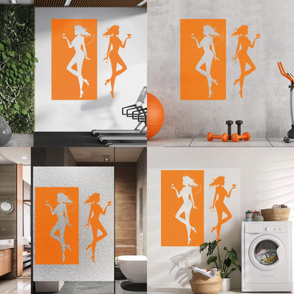 Wall Decals Paster Paper Angel Demon Evil Good Two Entities Are Ative It Won'T Fall Off