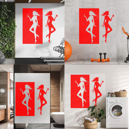 Wall Decals Paster Paper Angel Demon Evil Good Two Entities Are Ative It Won'T Fall Off