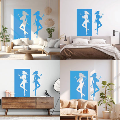 Wall Decals Paster Paper Angel Demon Evil Good Two Entities Are Ative It Won'T Fall Off