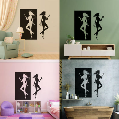 Wall Decals Paster Paper Angel Demon Evil Good Two Entities Are Ative It Won'T Fall Off