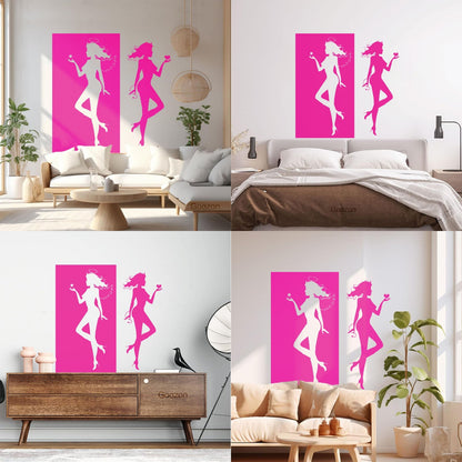 Wall Decals Paster Paper Angel Demon Evil Good Two Entities Are Ative It Won'T Fall Off