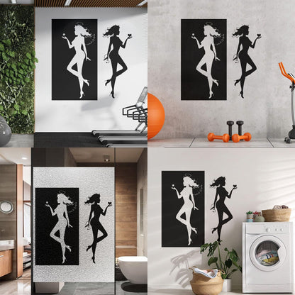 Wall Decals Paster Paper Angel Demon Evil Good Two Entities Are Ative It Won'T Fall Off