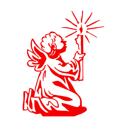 Wall Decals Angel With Wings Christmas Star Light Miraculous Can Modify And Add Information