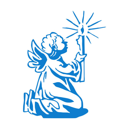 Wall Decals Angel With Wings Christmas Star Light Miraculous Can Modify And Add Information