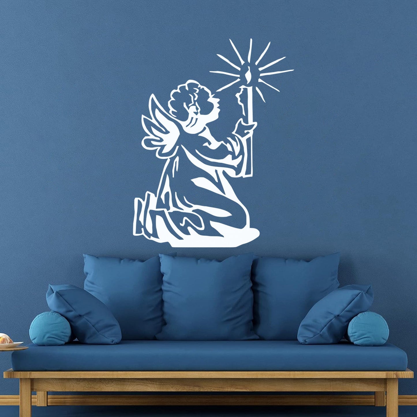 Wall Decals Angel With Wings Christmas Star Light Miraculous Can Modify And Add Information