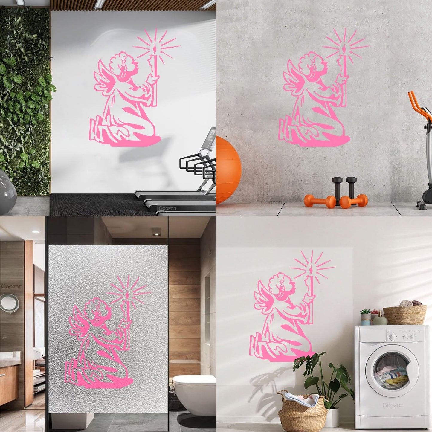 Wall Decals Angel With Wings Christmas Star Light Miraculous Can Modify And Add Information