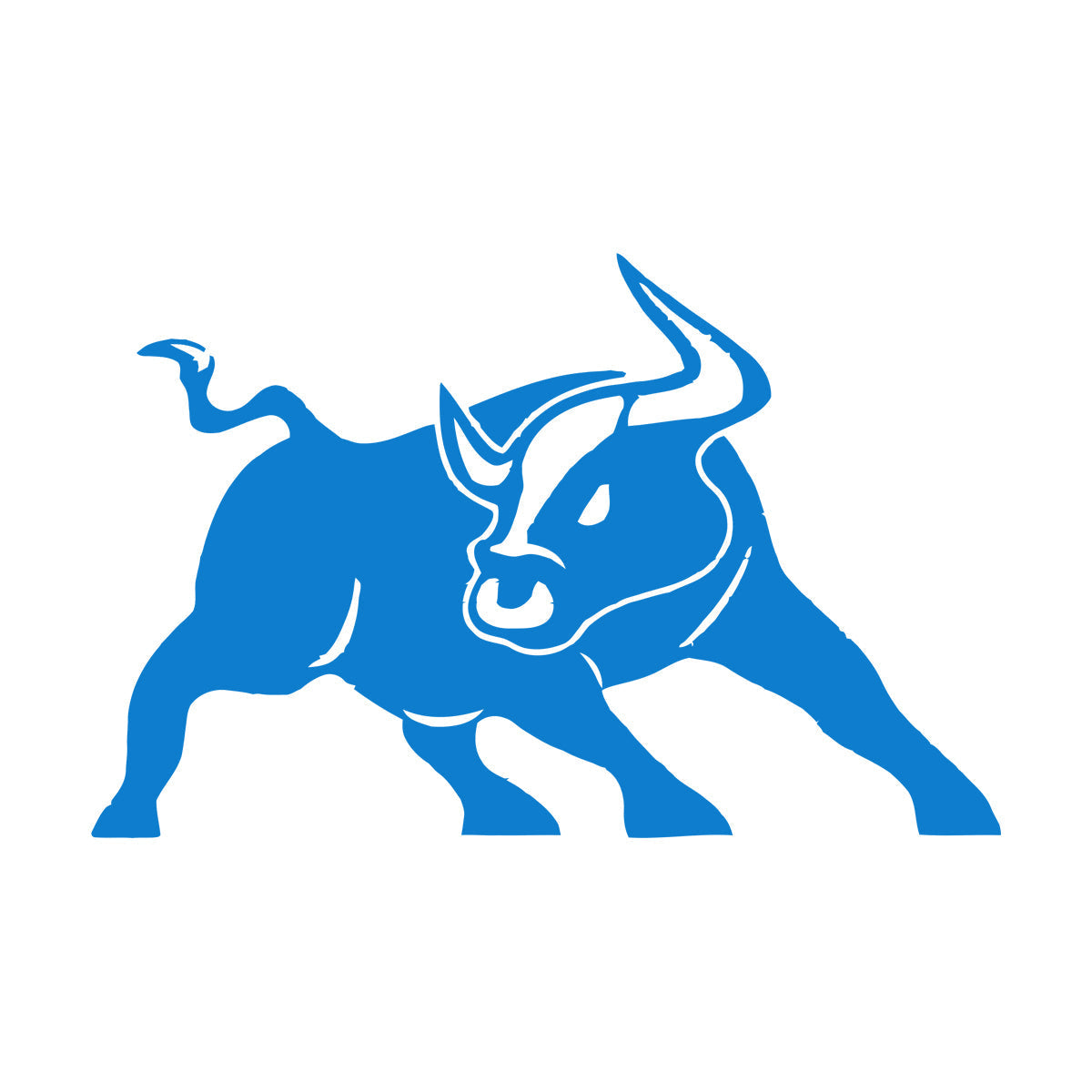 Angry Bull Horns Rodeo Cowboy Ranch Animal Engraving Decals Wall Beautification