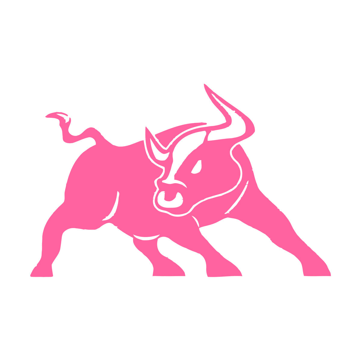 Angry Bull Horns Rodeo Cowboy Ranch Animal Engraving Decals Wall Beautification