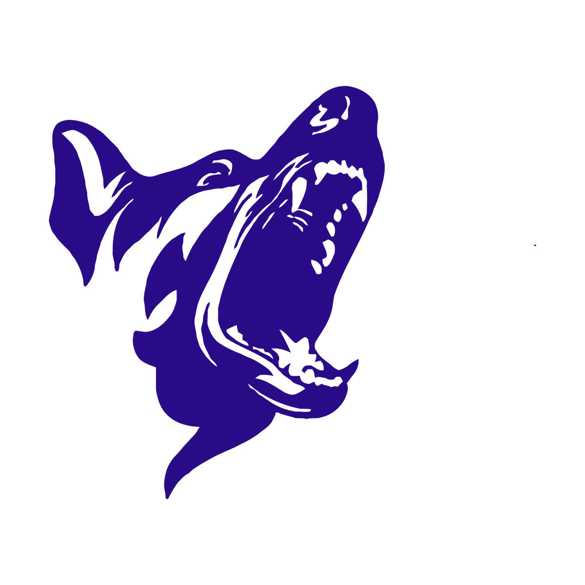 Mural And Wall Vinyl Decal Angry Dog Scary Patrol Animal Security Pet Garage Man Cave Car Body Decoration