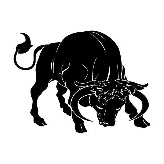 Fine Carving Stickers Bull Rodeo Animal Fighting Corrida Spain Store Decoration