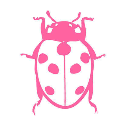 Fine Carving Decals Ladybird Animal Funny Kids Children Glass Stickers