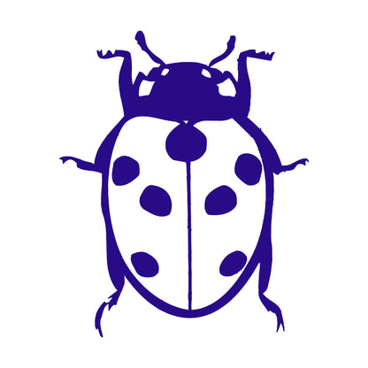 Fine Carving Decals Ladybird Animal Funny Kids Children Glass Stickers