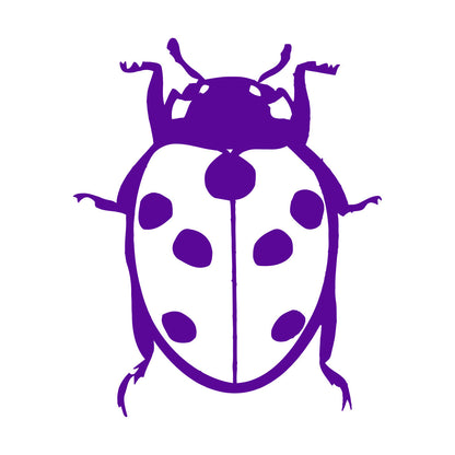 Fine Carving Decals Ladybird Animal Funny Kids Children Glass Stickers