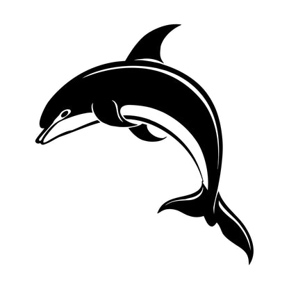 Dolphin Kind Sea Animal Aquarium Lettering Stickers Do Not Damage The Wall Surface