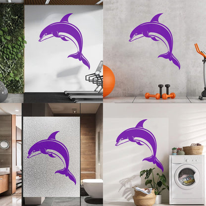Dolphin Kind Sea Animal Aquarium Lettering Stickers Do Not Damage The Wall Surface