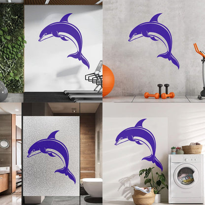 Dolphin Kind Sea Animal Aquarium Lettering Stickers Do Not Damage The Wall Surface