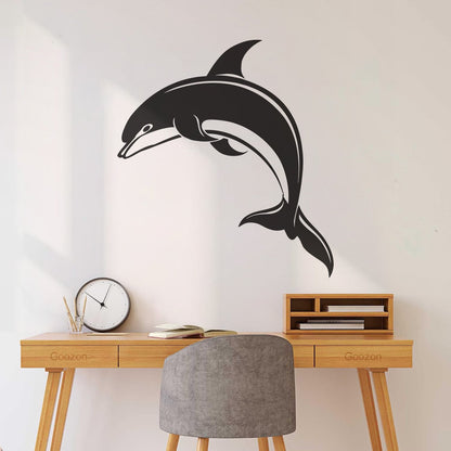 Dolphin Kind Sea Animal Aquarium Lettering Stickers Do Not Damage The Wall Surface