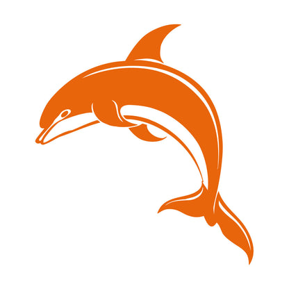 Dolphin Kind Sea Animal Aquarium Lettering Stickers Do Not Damage The Wall Surface