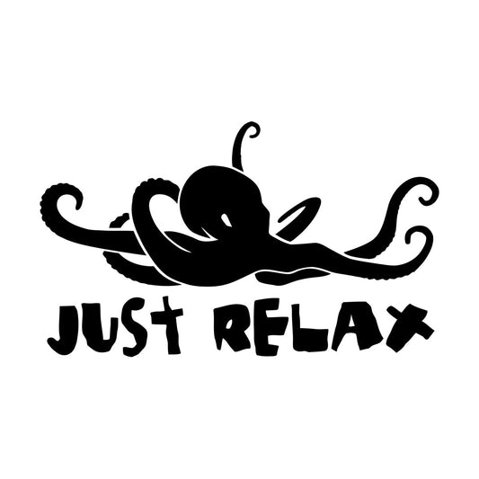 Vinyl Wall Stickers Beach Labels Octopus Animal Nautical Equipped With Transfer Film Kit