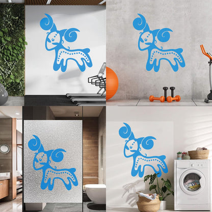 Wall Decals Vintage Animals And Symbol Zodiac Aries Easy Installation