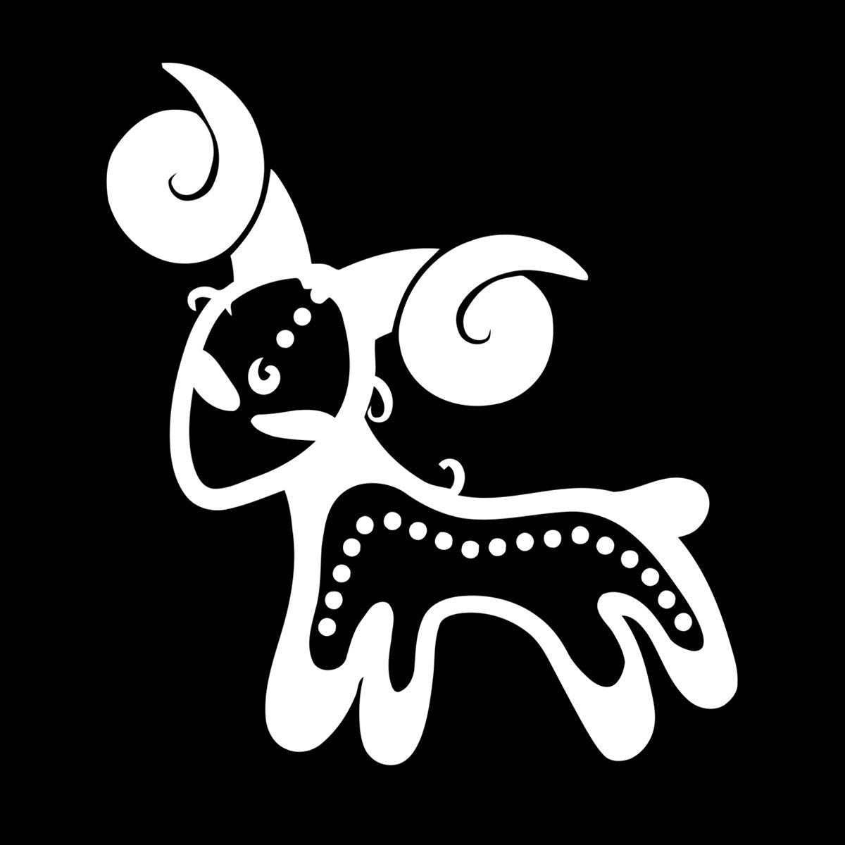 Wall Decals Vintage Animals And Symbol Zodiac Aries Easy Installation