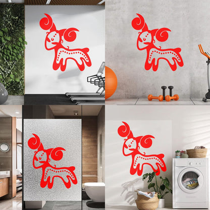 Wall Decals Vintage Animals And Symbol Zodiac Aries Easy Installation