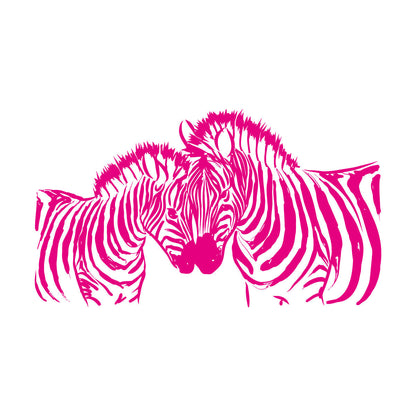 African Wild Animals Zebra Home Wall Stickers Paster Paper It Won'T Fall Off