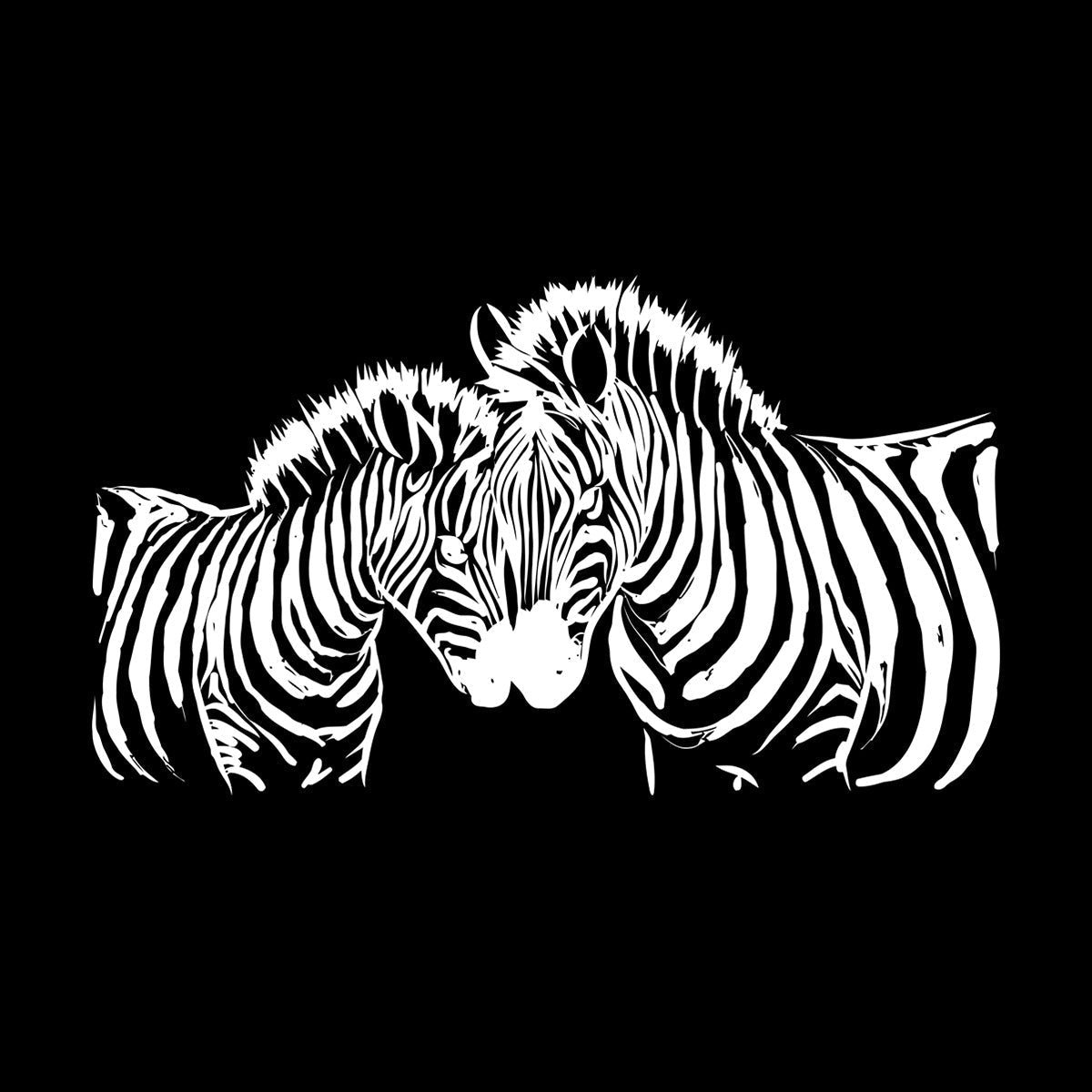 African Wild Animals Zebra Home Wall Stickers Paster Paper It Won'T Fall Off