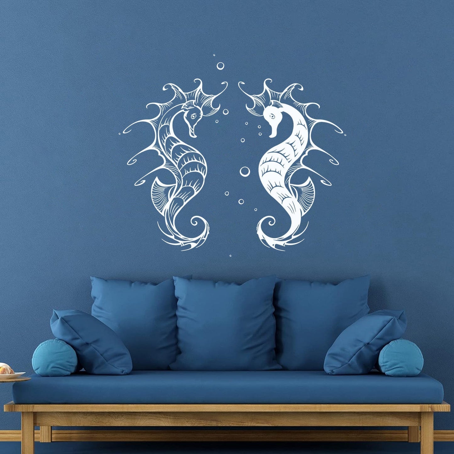 Wall Vinyl Sticker Decor Amazing Sea Ocean Animals Seahorses Personalized Customization