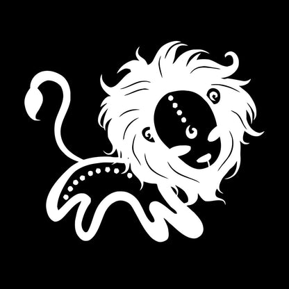 Lettering Decals Vintage Animals Funny Lion Kids Home Glass Stickers