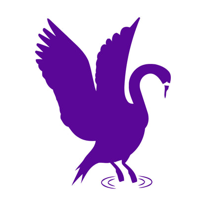 Lettering Stickers Majestic Swan Living Animal Bird Tattoo Culture