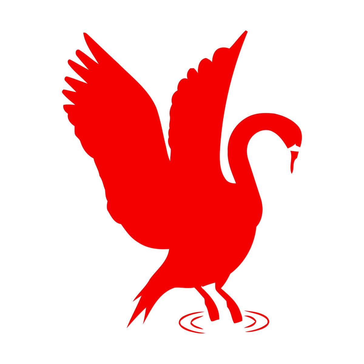 Lettering Stickers Majestic Swan Living Animal Bird Tattoo Culture