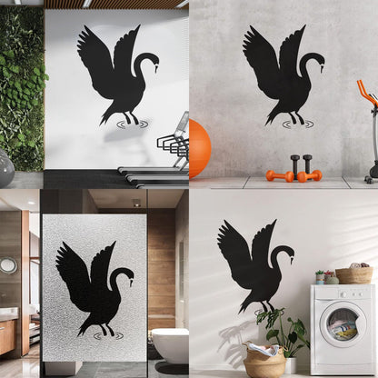 Lettering Stickers Majestic Swan Living Animal Bird Tattoo Culture
