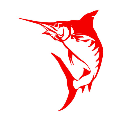 Mural And Wall Vinyl Decal Marlin Fish Fishing Hobby Marine Animal Easy Installation