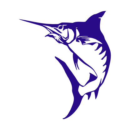 Mural And Wall Vinyl Decal Marlin Fish Fishing Hobby Marine Animal Easy Installation