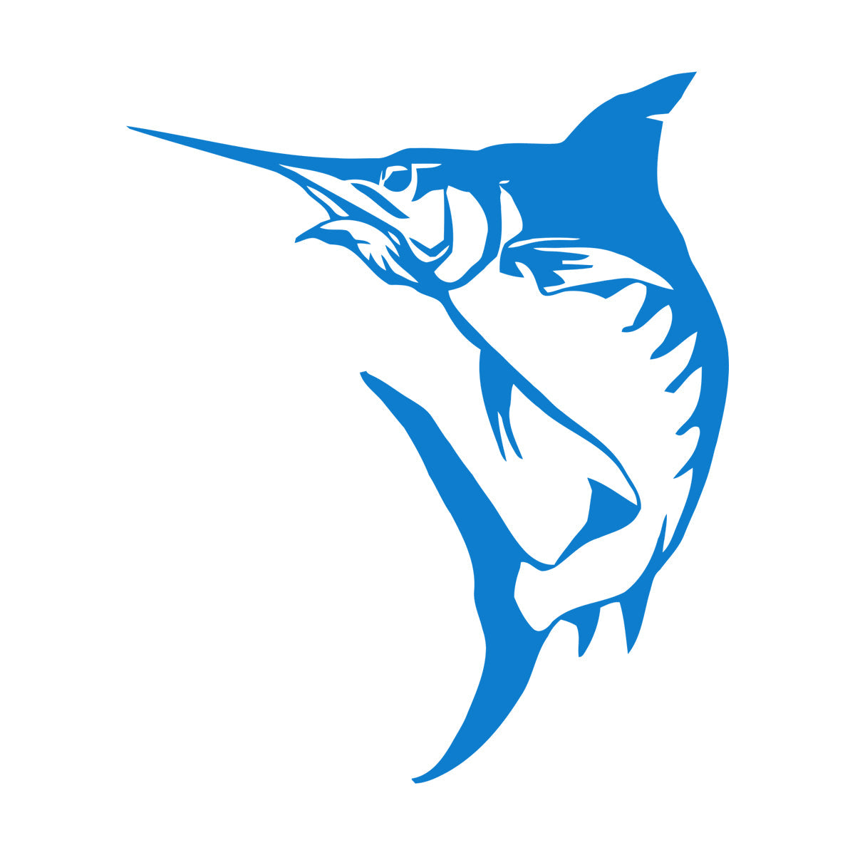 Mural And Wall Vinyl Decal Marlin Fish Fishing Hobby Marine Animal Easy Installation