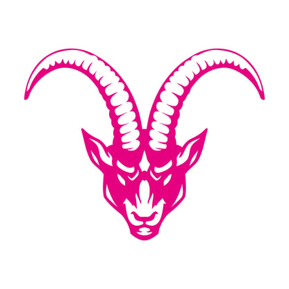 Wall Stickers Mountain Goat Animal Horns Head It Won'T Fall Off