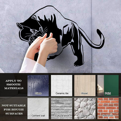 Vinyl Wall Decals Tiger Panther Predator Animal Tribal Removable Without Leaving Glue