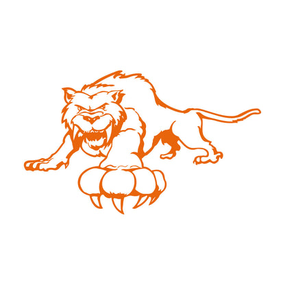 Wall Stickers Paster Paper Tiger Nursery Animal Tribal Predator Kids Multi Color Selection