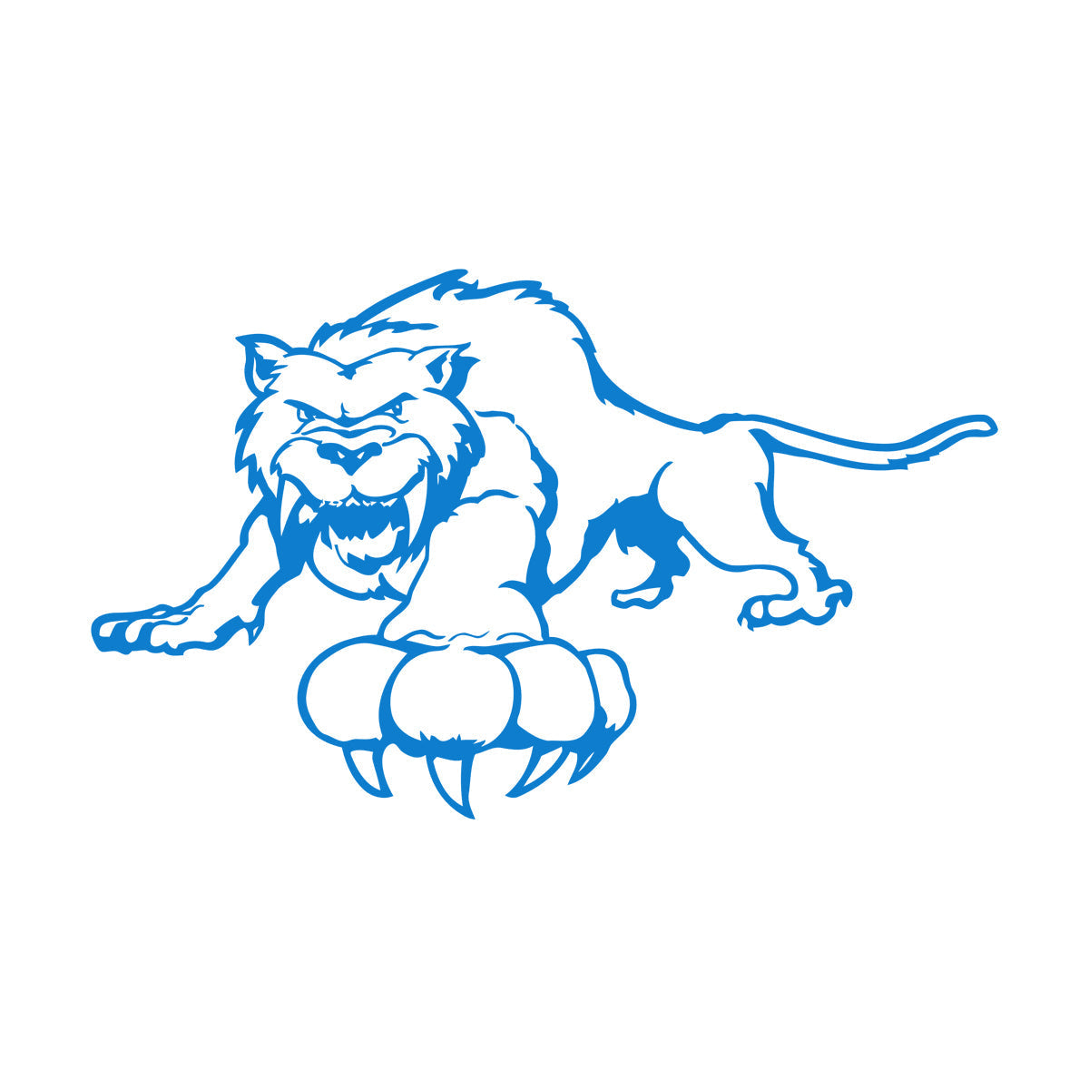 Wall Stickers Paster Paper Tiger Nursery Animal Tribal Predator Kids Multi Color Selection