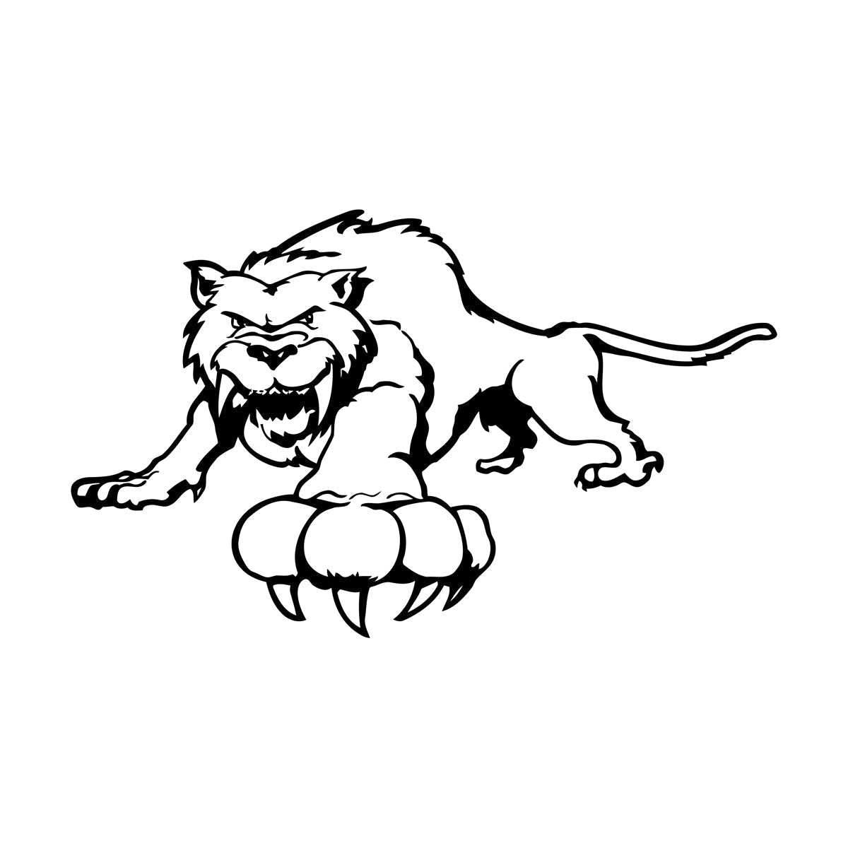 Wall Stickers Paster Paper Tiger Nursery Animal Tribal Predator Kids Multi Color Selection