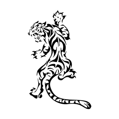 Lettering Decals Animal Tribal Tiger Personalized Customization
