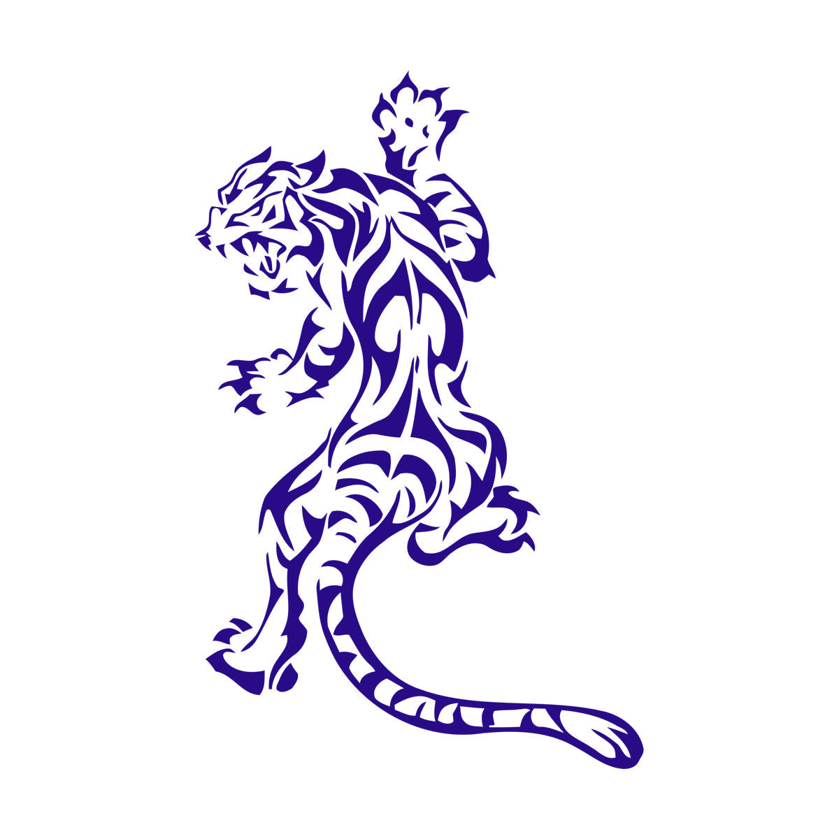 Lettering Decals Animal Tribal Tiger Personalized Customization