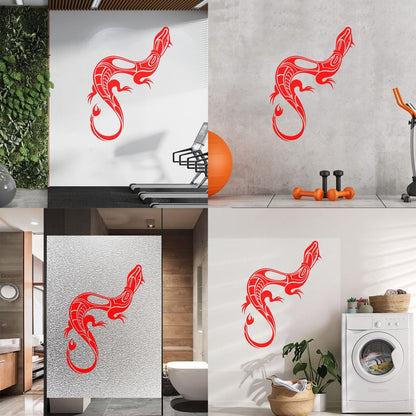 Wall Decals Paster Paper Animal Little Lizard Small Tail Salamander Reptiles Wall Beautification