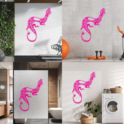 Wall Decals Paster Paper Animal Little Lizard Small Tail Salamander Reptiles Wall Beautification