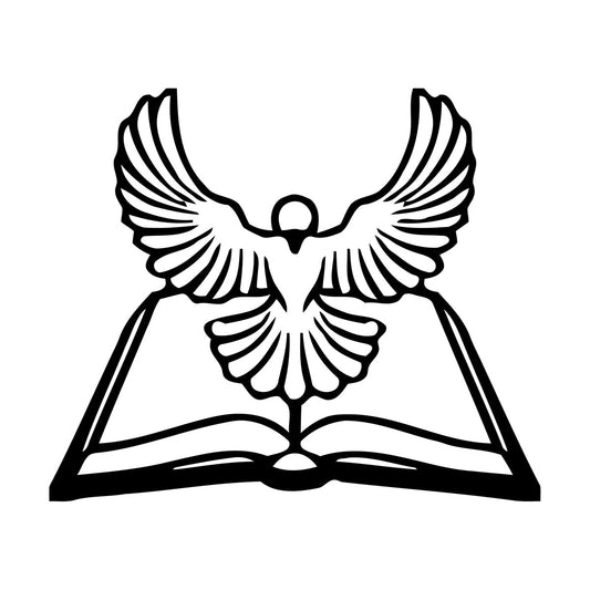 Vinyl Wall Stickers Animals And Birds General Ledger Bible White Dove Holy Spirit Car Body Decoration